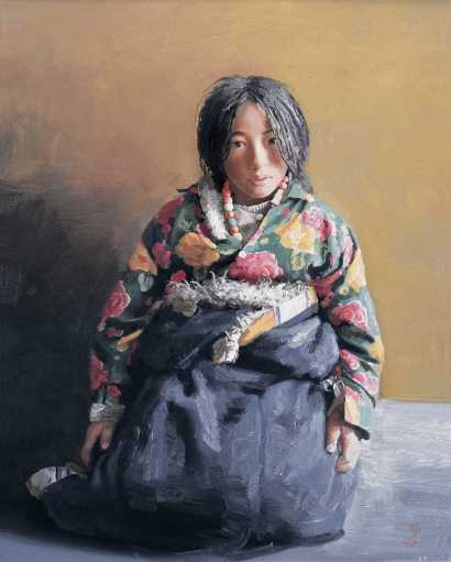 徐唯辛 2005年作 藏女之二